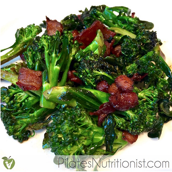 Baby Broccoli with Bacon