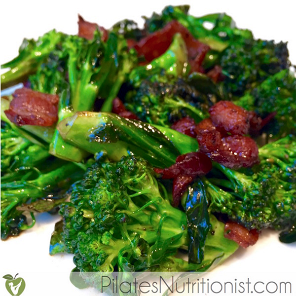 Baby Broccoli with Bacon