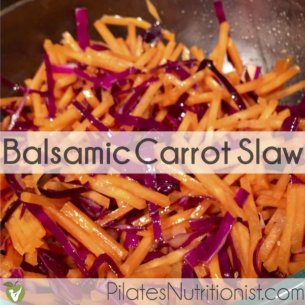 Balsamic Carrot Slaw
