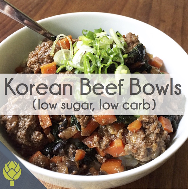 Low Carb Korean Beef Bowls